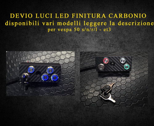 Devio luci led chiave vespa - devio,