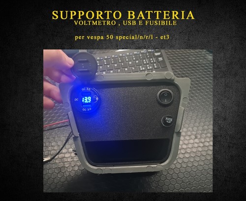 Supporto batteria 12v vespa - vespa, 50